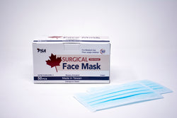 PSA Surgical Face Mask, blue color, made in Taiwan